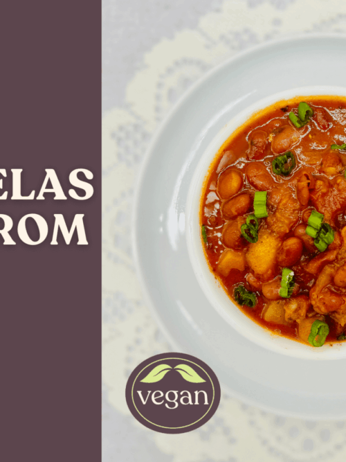 Puerto Rican habichuelas made from scratch, a vegan bean stew used in arroz con habichuelas and traditional Puerto Rican rice and beans recipes